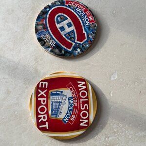 Vintage Deadstock Molson Export Montreal Canadiens Molson Centre 1996 Coasters